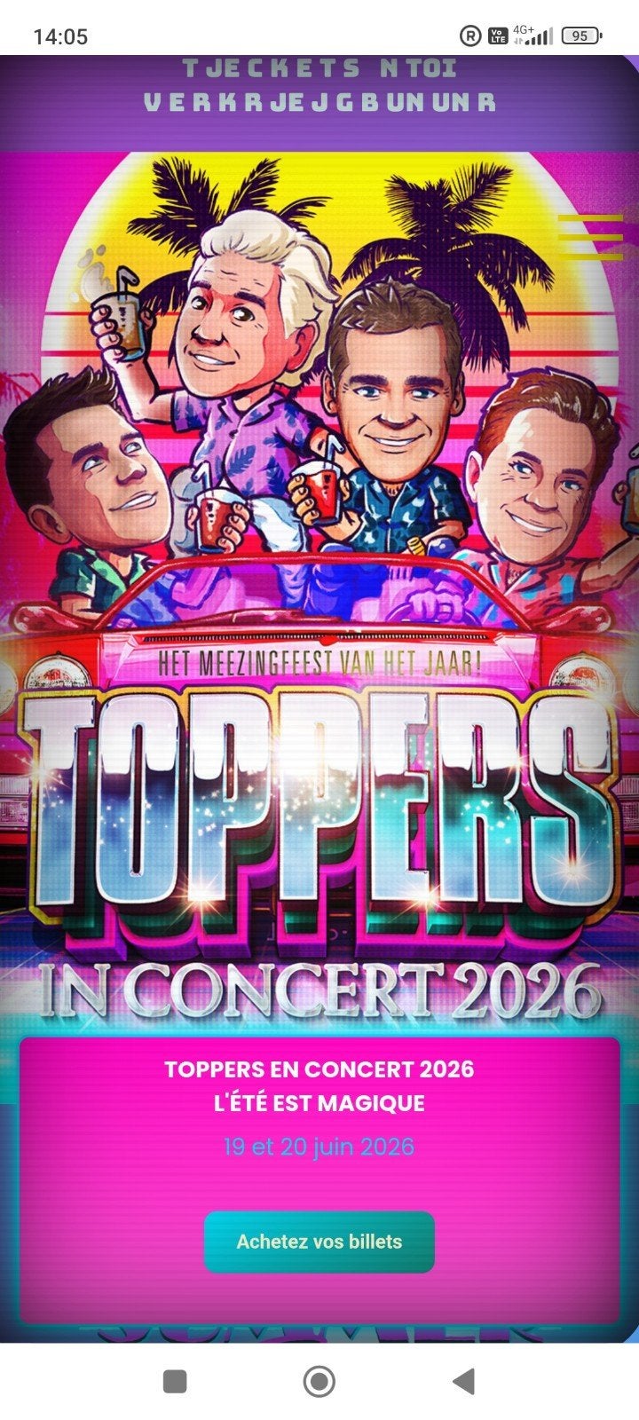 Ticket toppers 19 juin, Tickets & Billets