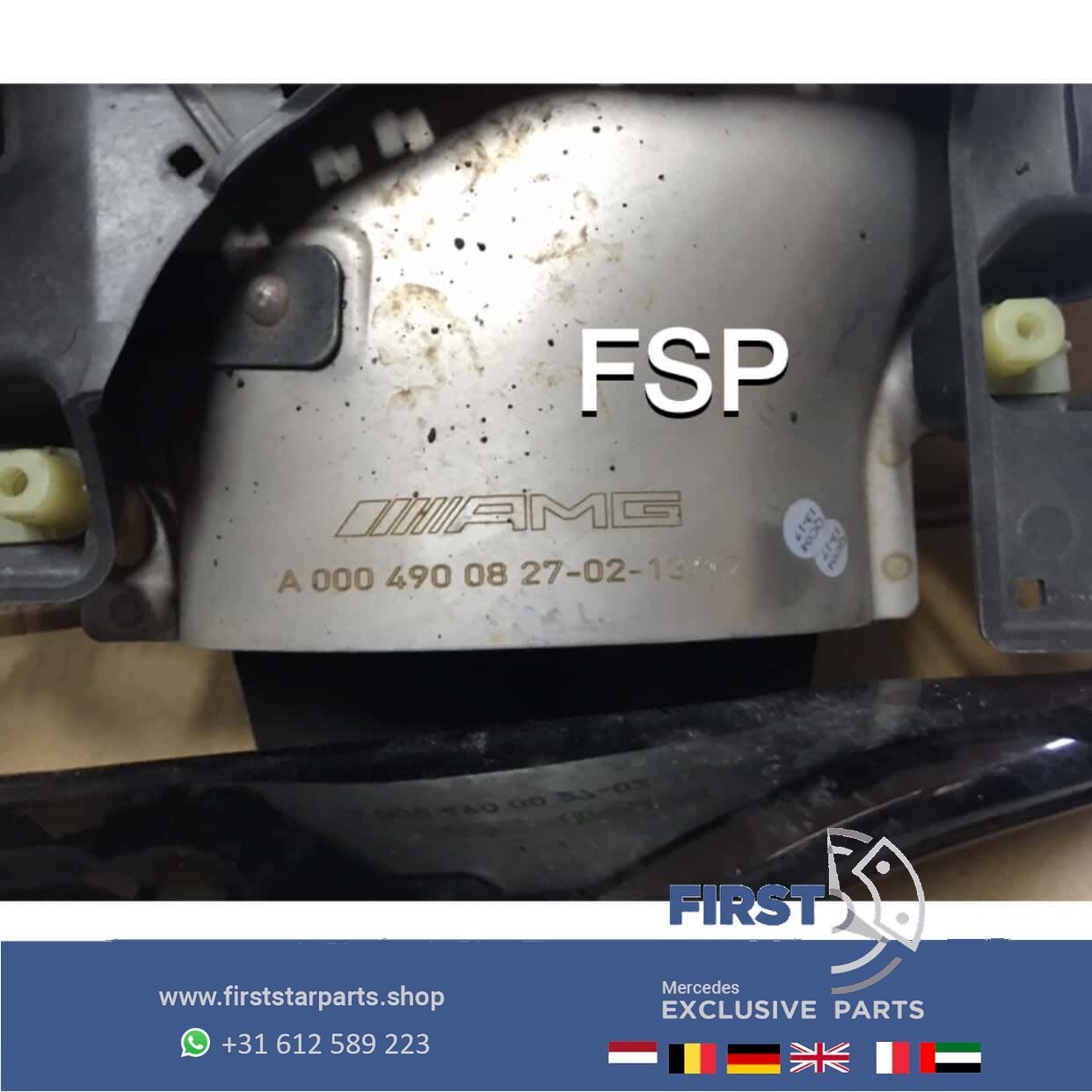 W205 S205 C43 AMG Diffuser Mercedes C Klasse + UITLAATSIERST, Utilisé, -, -, Enlèvement ou Envoi