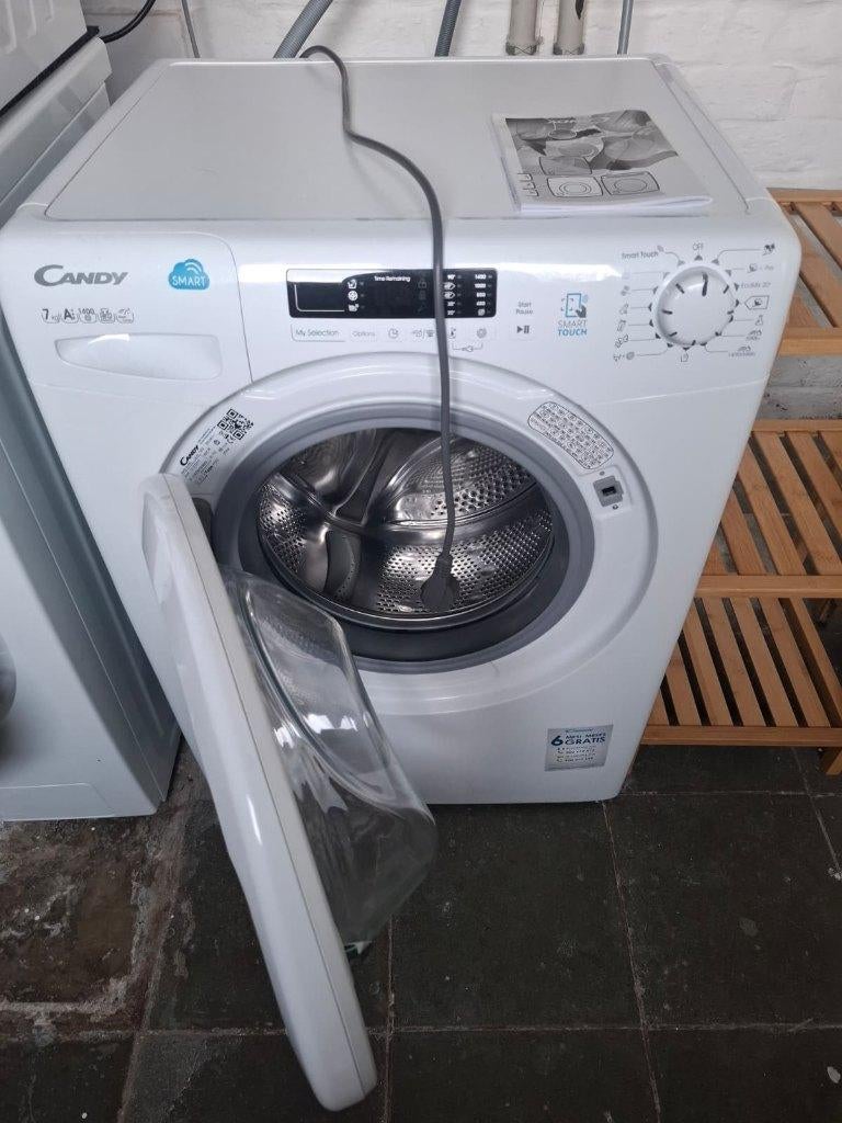 Wasmachine Candy 7kg 1400Toeren, Enlèvement, Utilisé, 1200 à 1600 tours, Chargeur frontal