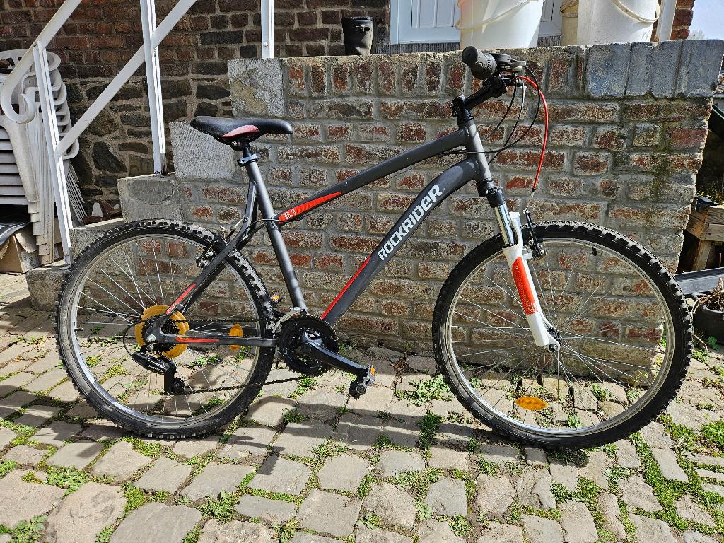 vtt 26 pouces rockrider, Autres marques, Frein sur jante, Comme neuf, Enlèvement