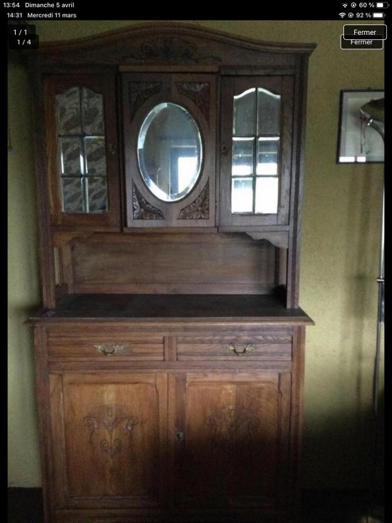 BUFFET TWEE LICHAMEN, Antiek en Kunst, Antiek | Meubels | Kasten