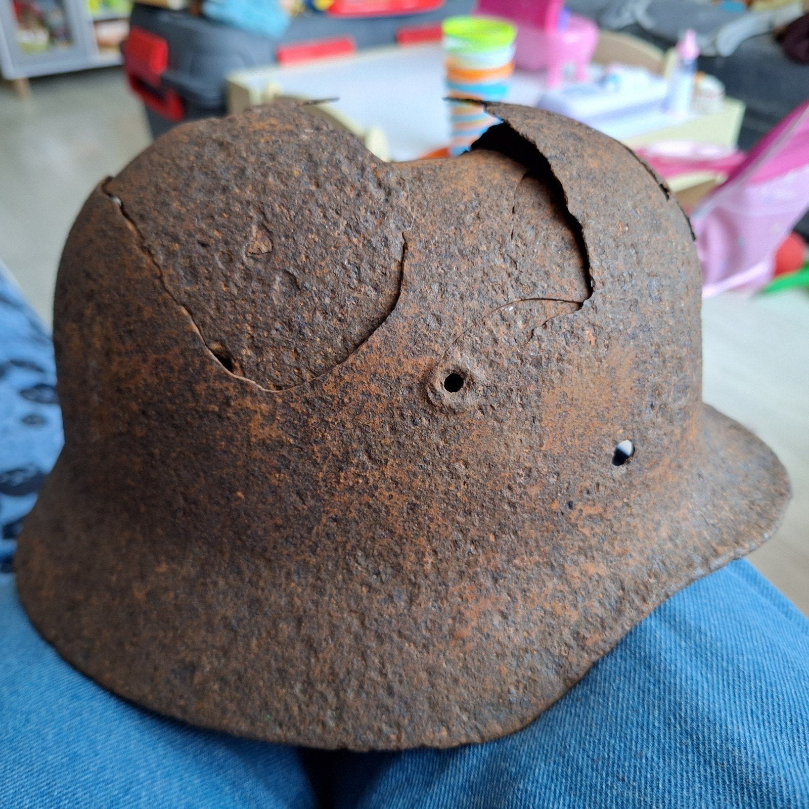 Coque casque allemand modele 40 WW2, Enlèvement ou Envoi, Armée de terre, Casque ou Béret