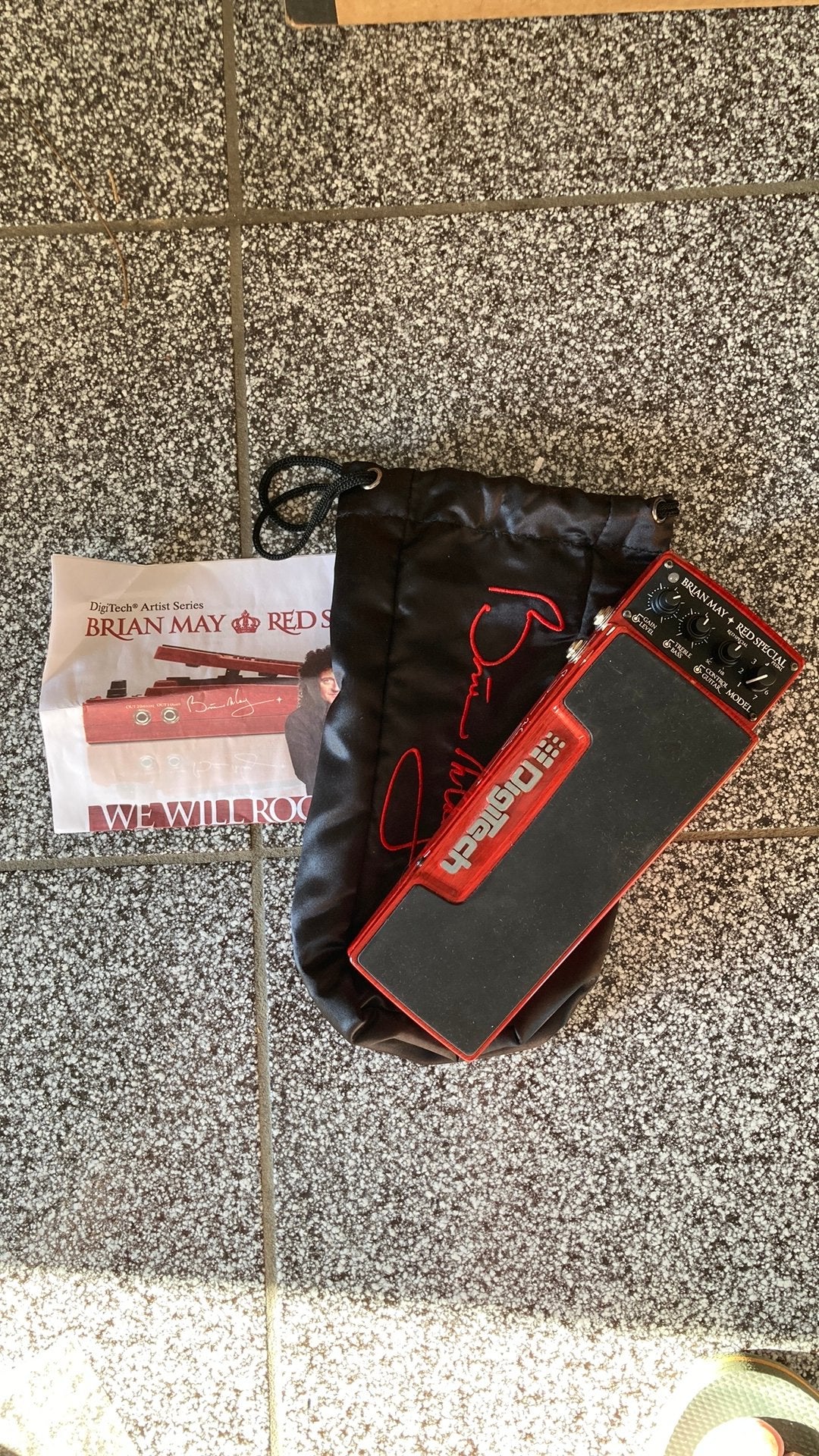 Digitech Brian May Artist Signature Red Special Pedal, Enlèvement, Utilisé