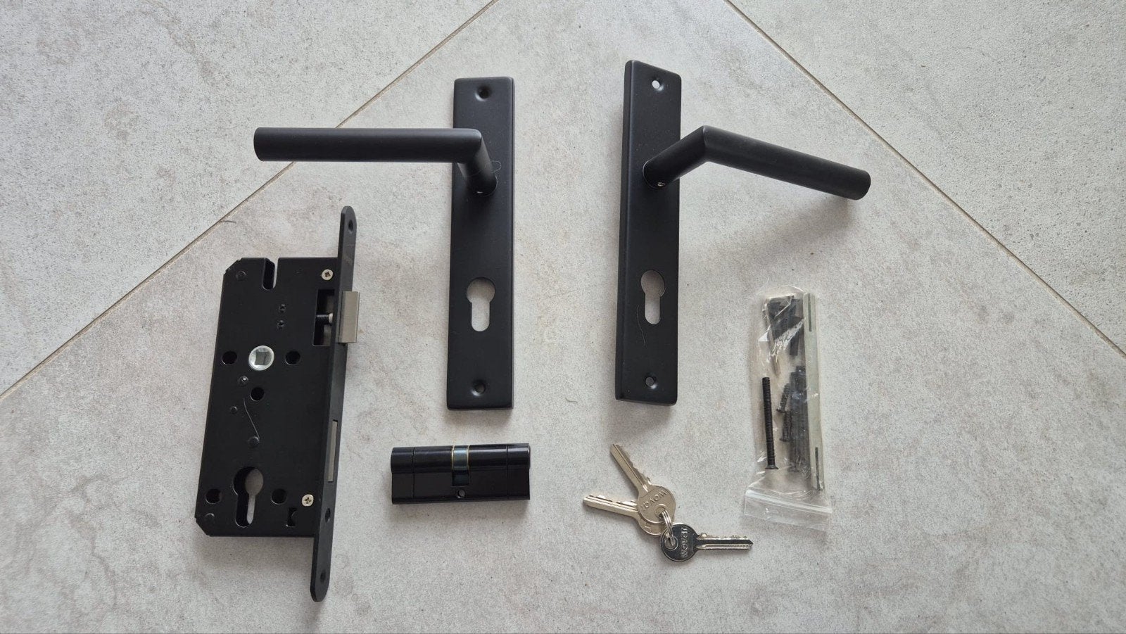Klink met slot, Bricolage & Construction, Enlèvement, Neuf, Fer, Loquet ou Poignée