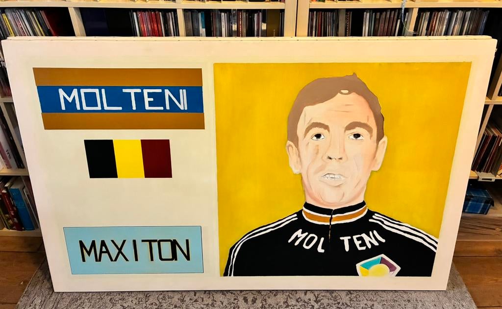 2 olie op doek schilderijen, Ophalen