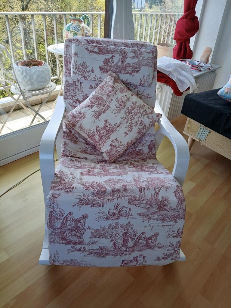 Fauteuil à bascule en bois
