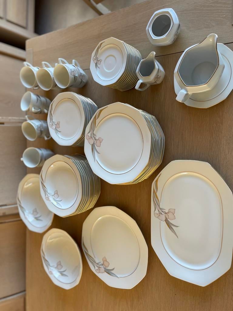 67-delig servies 12 pers. Winterling - geen koerierd, Ophalen, Zo goed als nieuw, Overige stijlen, Porselein