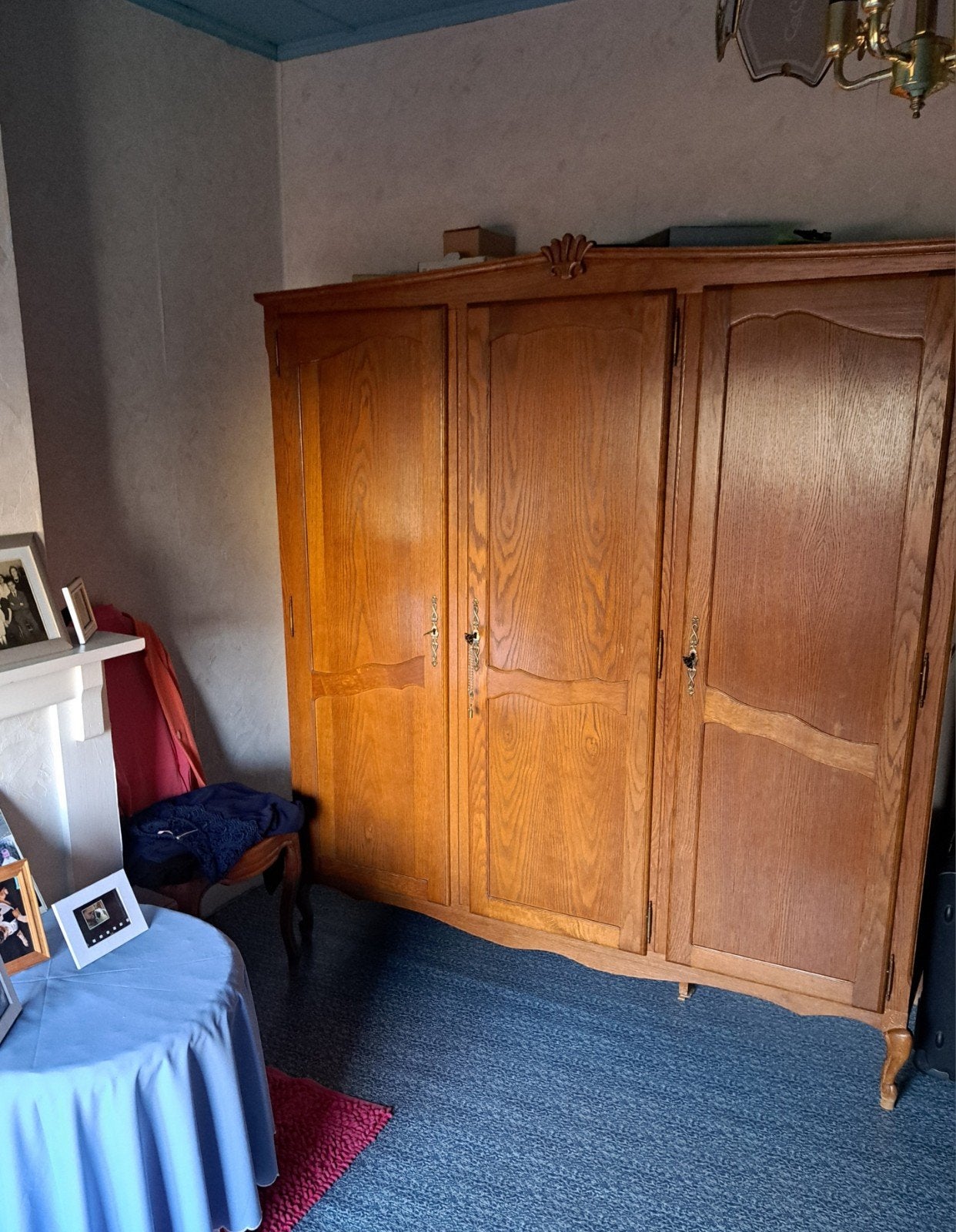 Antieke Eiken slaapkamer nog echt oude goede kwaliteit!, Antiek en Kunst, Ophalen