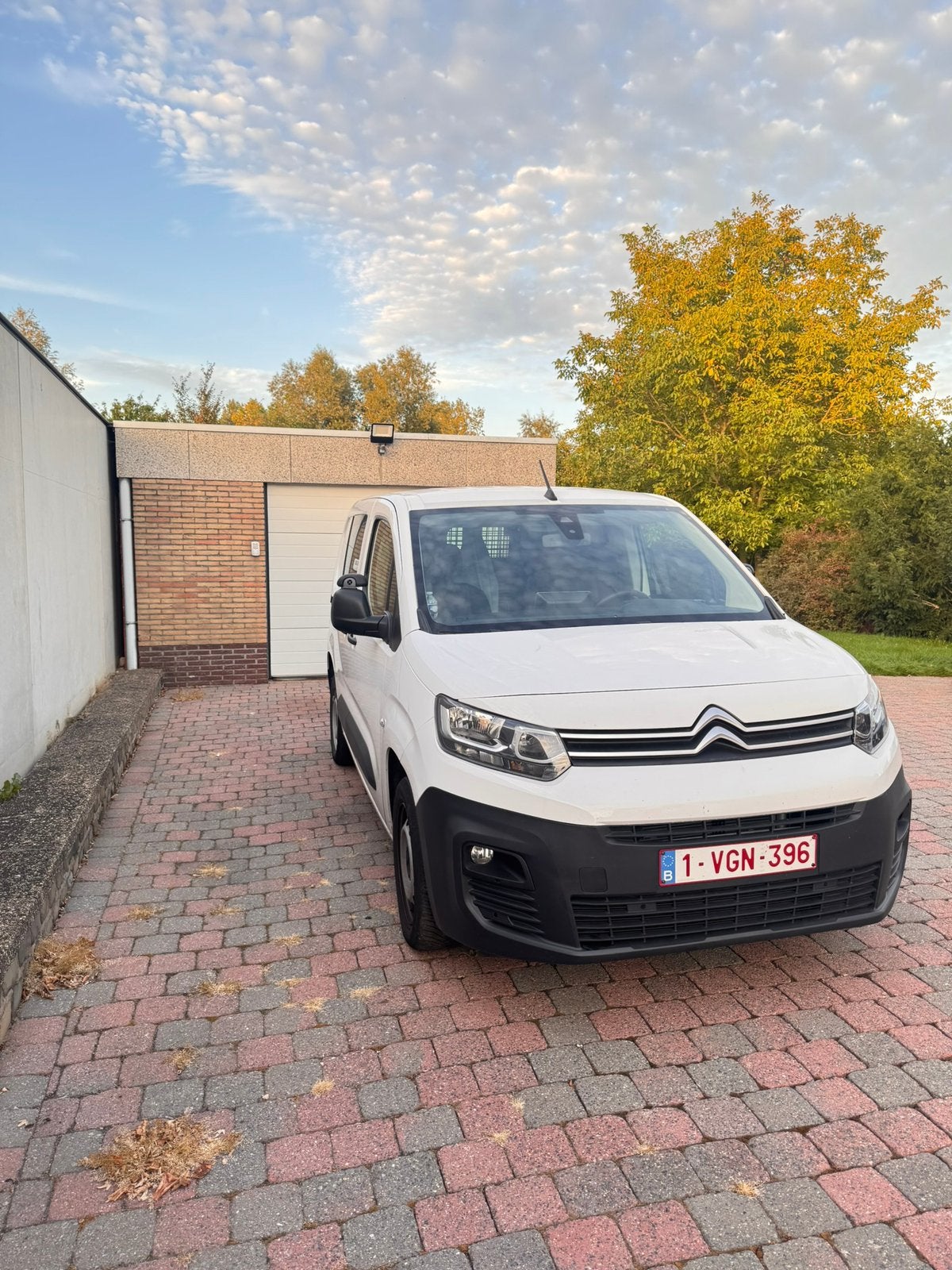 Citroen Berlingo 1.5BlueHdi, Auto's, 75 kW, Stof, Euro 6, Wit