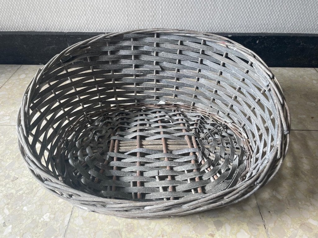 Geschenkmand, Mand, Ophalen of Verzenden, Zo goed als nieuw, Riet