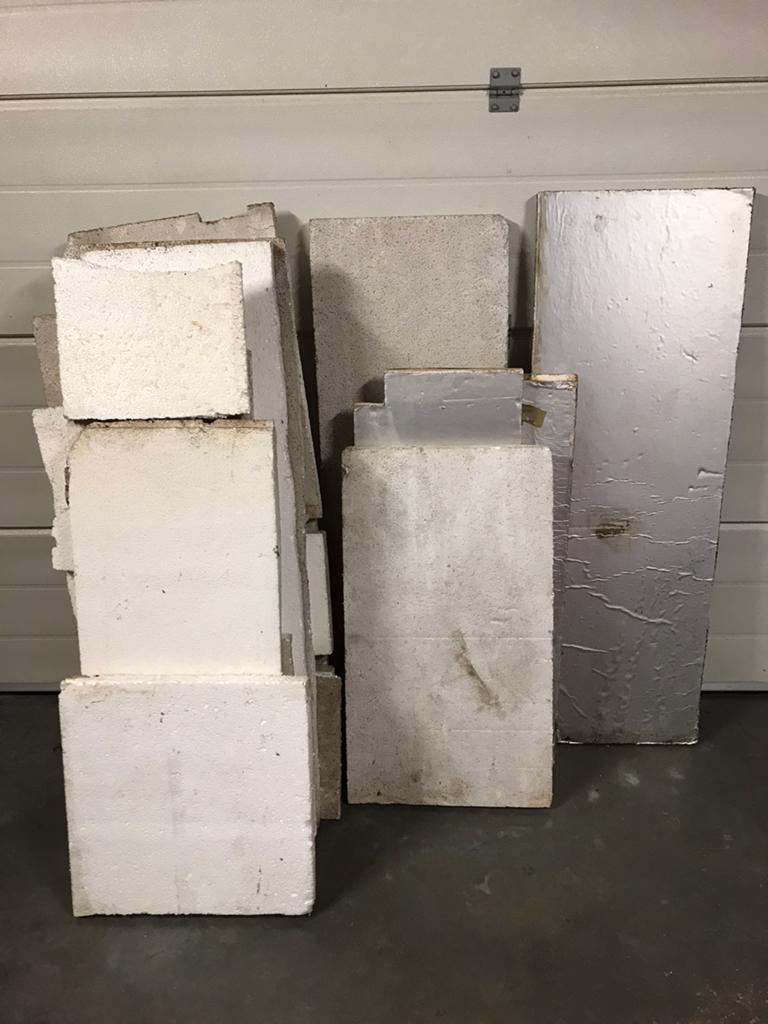 Sans isolation, Bricolage & Construction, Isolation & Étanchéité, 15 m² ou plus, Enlèvement ou Envoi, Utilisé, 4 à 8 cm