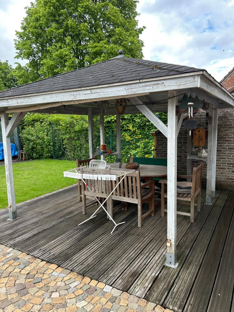 Pergola, 3 meter x 3 meter., Ophalen, Gebruikt, Tuinpaviljoen