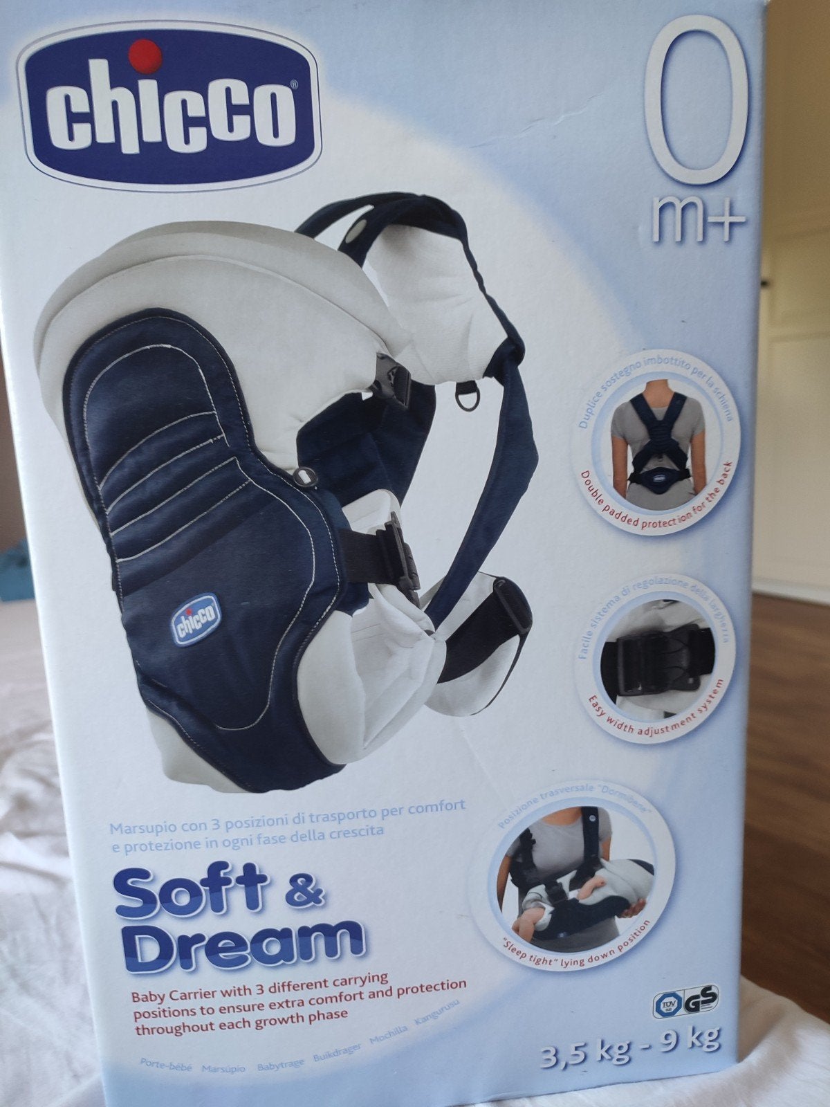 Chicco Soft & Dream Baby Draagzak – 3,5 tot 9 kg, Kinderen en Baby's, Ophalen, Draagzak, Chicco