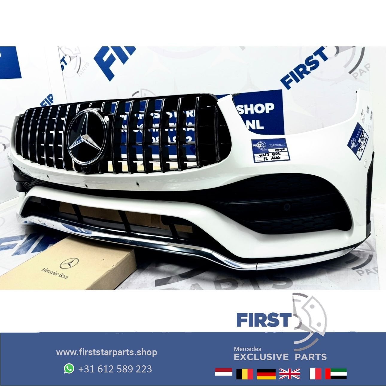 X253 C253 GLC BUMPER GLC43 AMG A2538855904 FACELIFT VOORBUMP, Utilisé, -, Avant, -