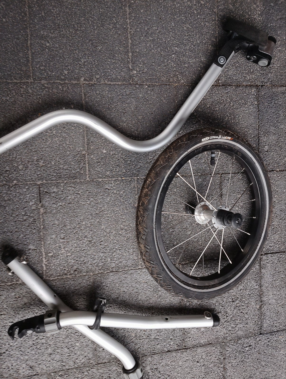 fietskar croozer voor 1 kind, Vélos & Vélomoteurs, Enlèvement, Utilisé, Remorque pour enfant, Croozer