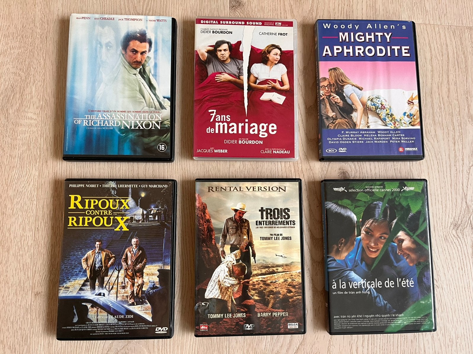 Set van 6 dvd's - Diverse films voor een lage prijs!, Ophalen, Zo goed als nieuw, Frans, Frans