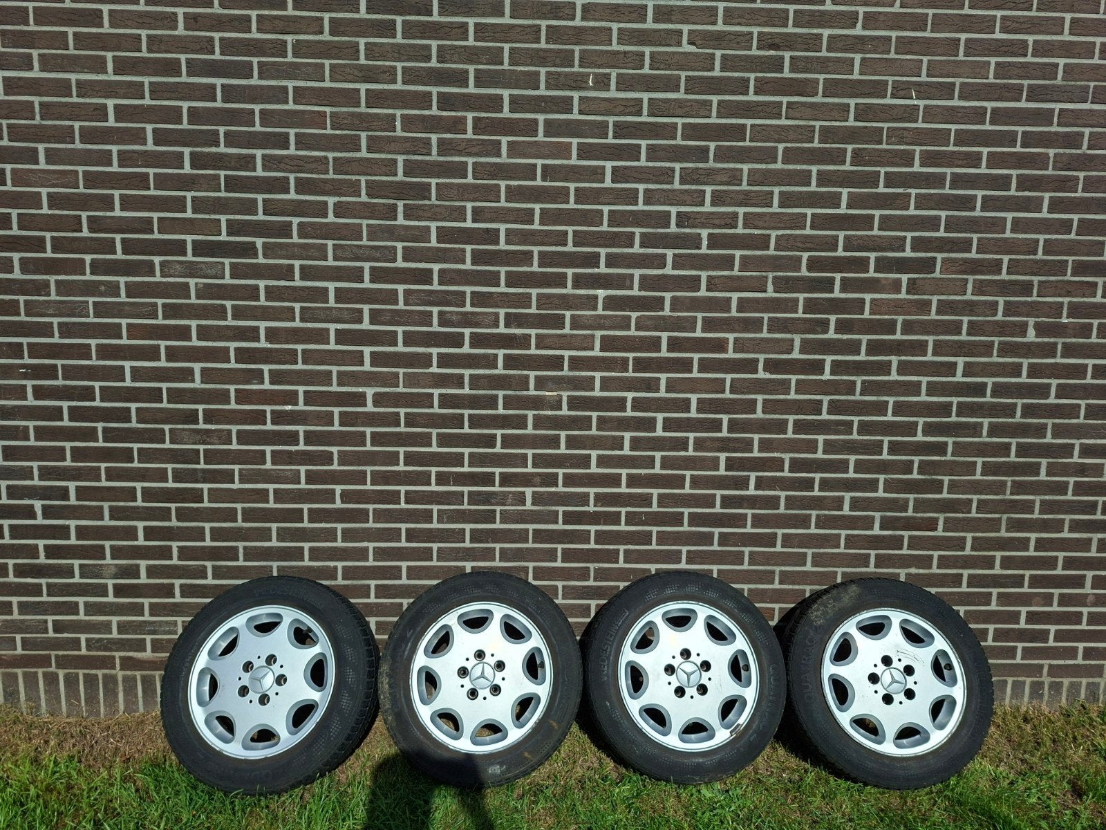 Origineel Mercedes 8 loch Aluminum velgen 5x112, w124/w201, Ophalen, 15 inch, Velg(en), 185 mm