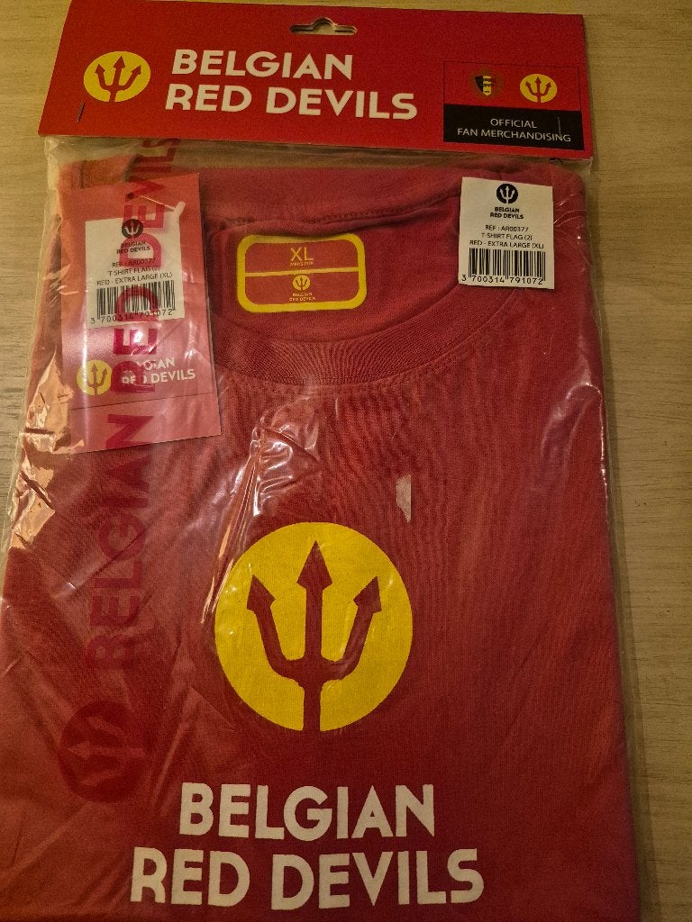 Nieuw T-shirt van de Rode Duivels maat XL, Maat XL, Ophalen of Verzenden, Nieuw, Shirt