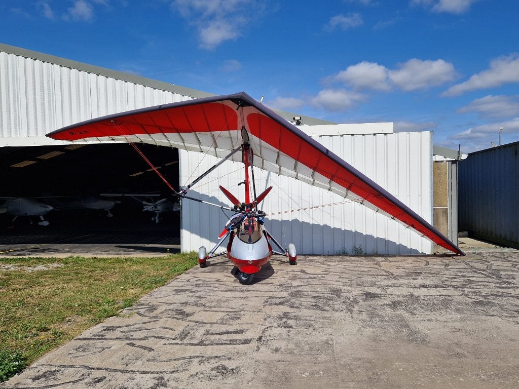 delta vliegtuig airceation clipper, Sport en Fitness, Zweefvliegen en Paragliding, Ophalen, Gebruikt, Zweefvliegtuig, Gemotoriseerd