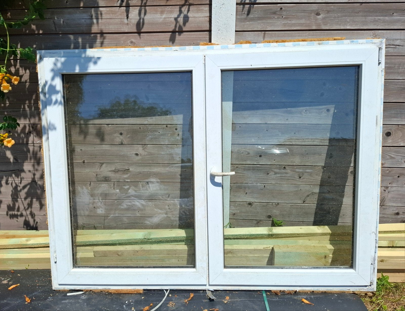 GRATIS gebruikte pvc raam, draai en kip functie, Doe-het-zelf en Bouw, Ophalen