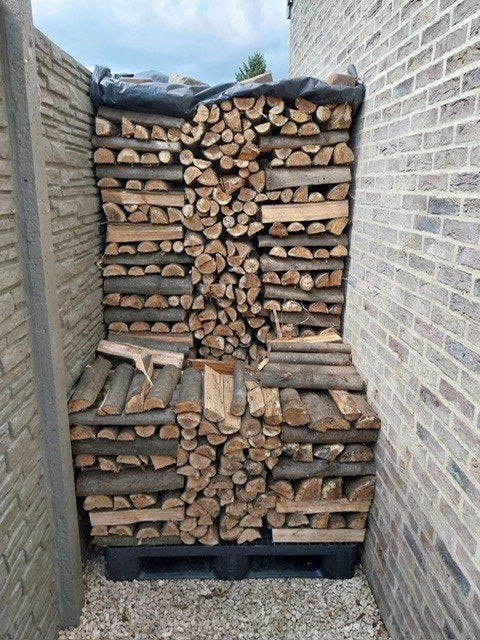 eiken brandhout   op maat van 35 a 40  cm lang, 6 m³ of meer, Ophalen, Eikenhout, Blokken