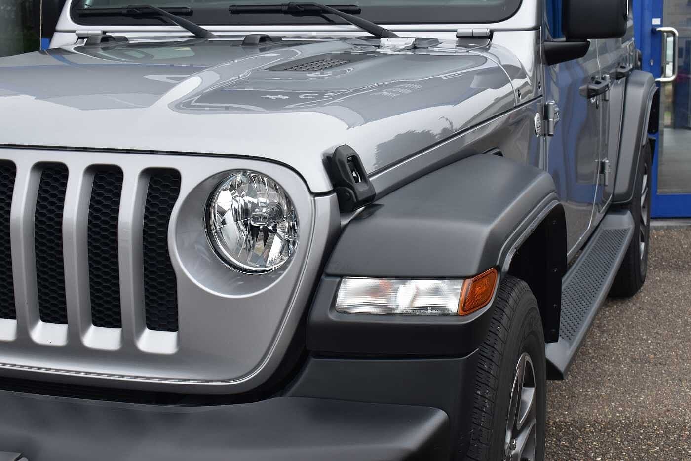 Jeep Wrangler Unlimited Sport Camera Airco 1st owner, Autos, Argent ou Gris, Achat, Entreprise, 200 ch