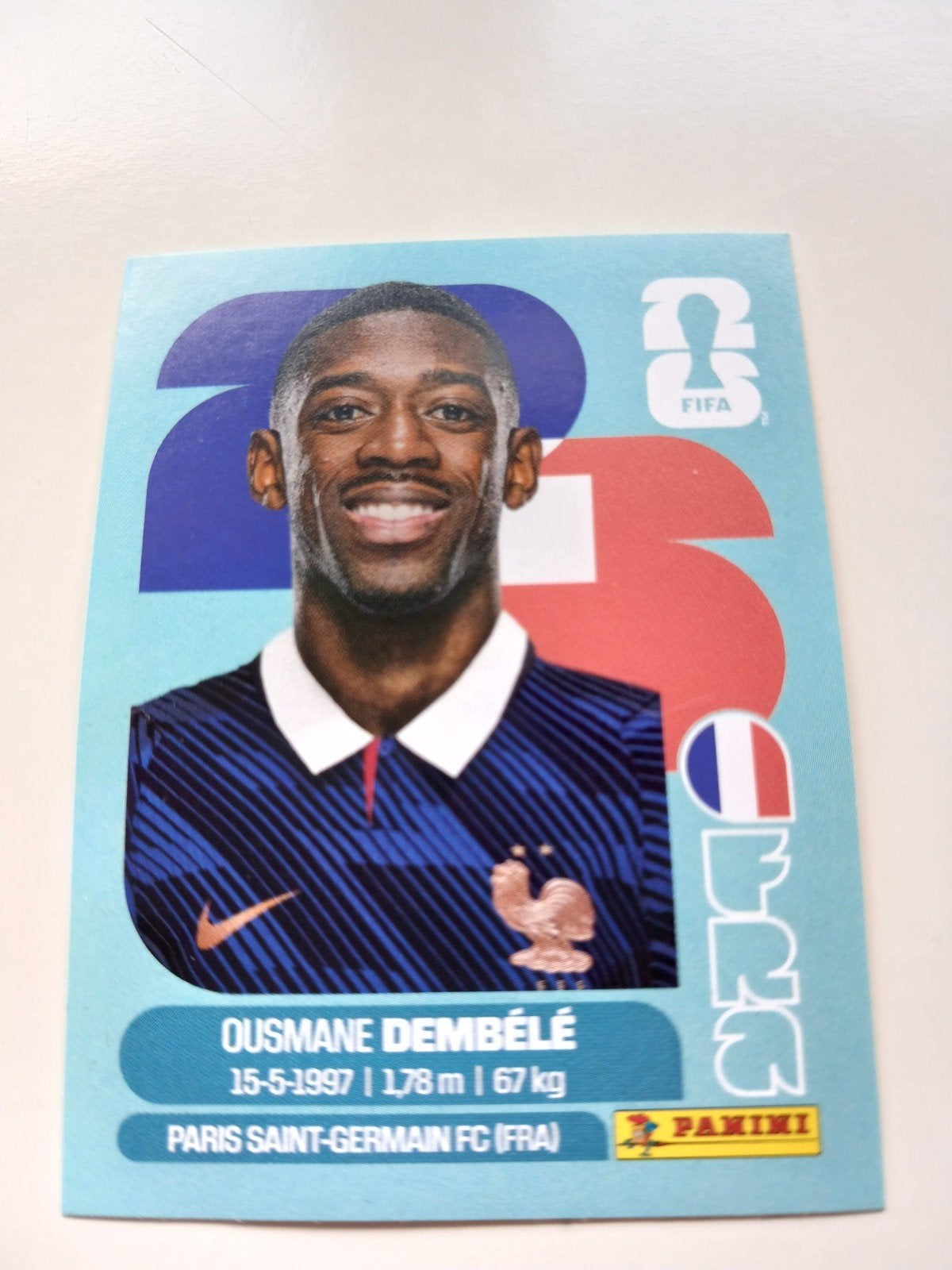 Fifa World Cup sticker 2026 Dembele, Verzamelen, Stickers, Ophalen, Nieuw, Sport