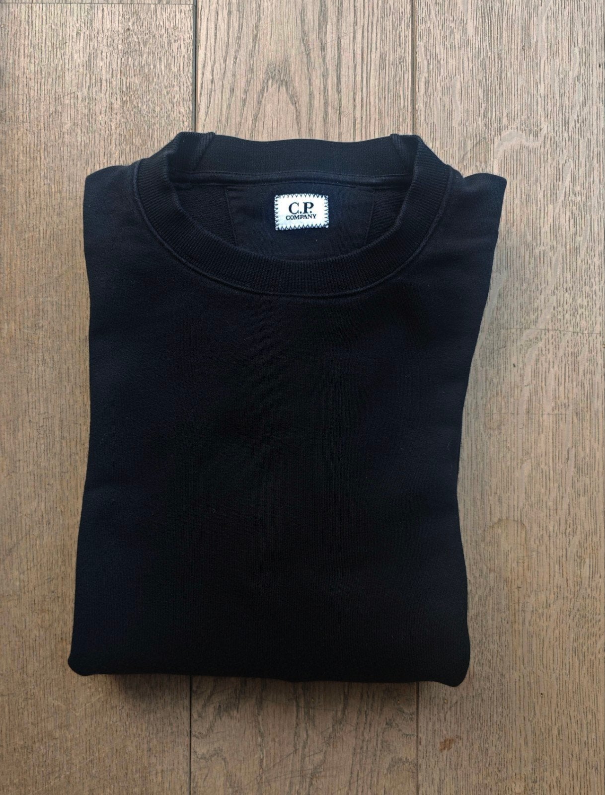 Zwarte trui C.P. Company. Maat XL,valt als L., C.P. Company, Taille 56/58 (XL), Comme neuf, Noir