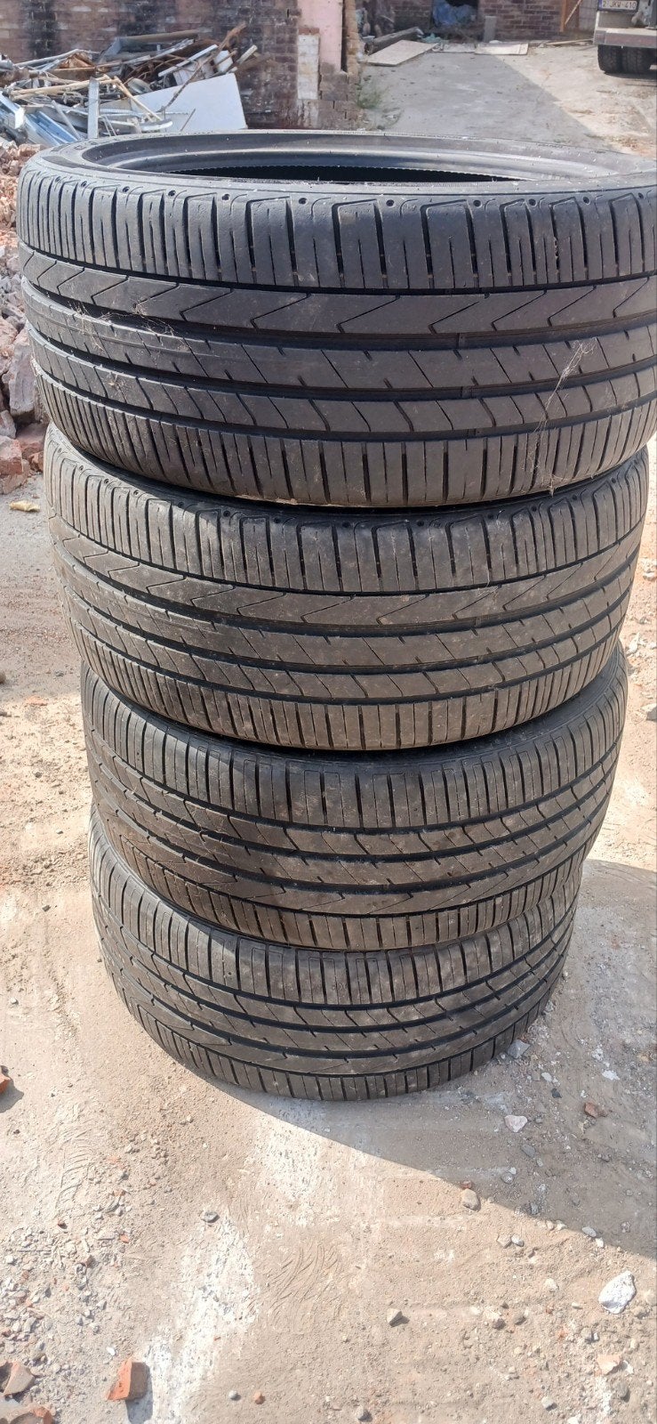 4 pneus 255/40/r20. 101y  hankook, Enlèvement, Pneu(s)