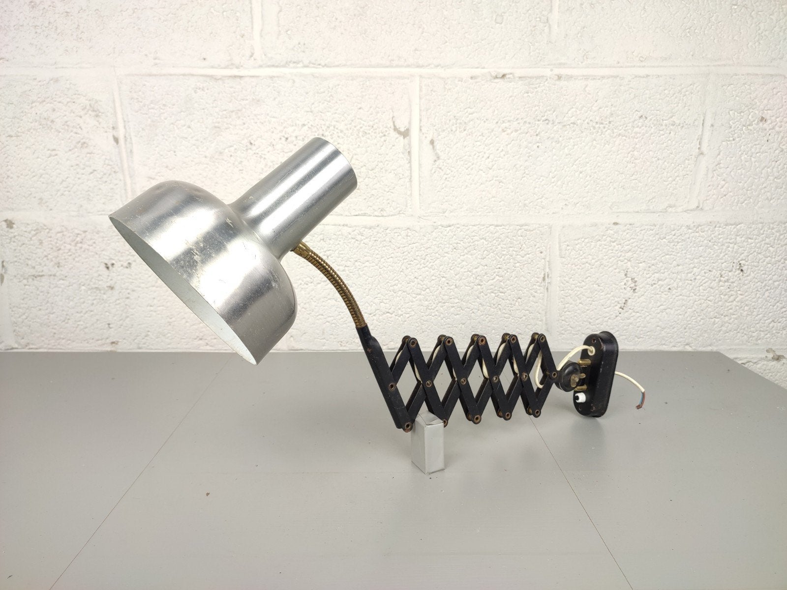 Vintage schaarlamp, Ophalen of Verzenden