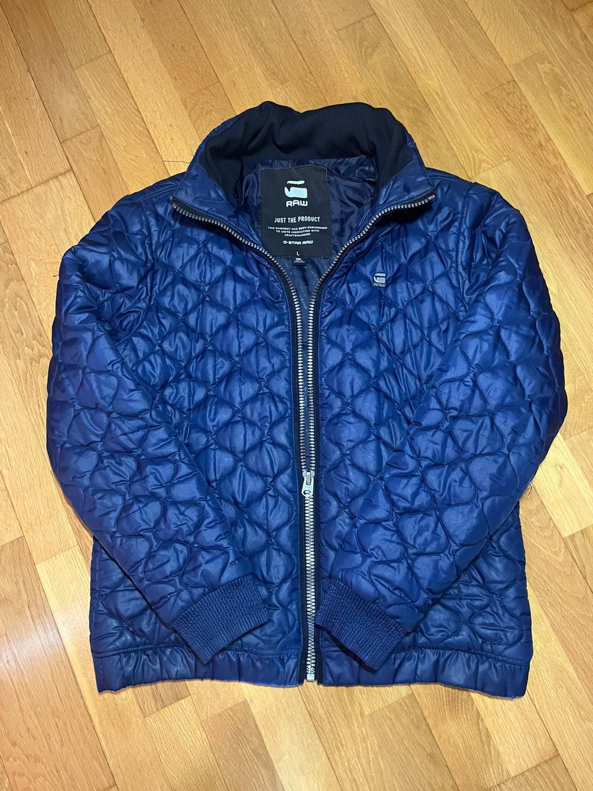 Veste moyenne bleue G-star RAW, Vêtements | Hommes, Vestes | Hiver, Envoi, Comme neuf, Taille 48/50 (M), Bleu