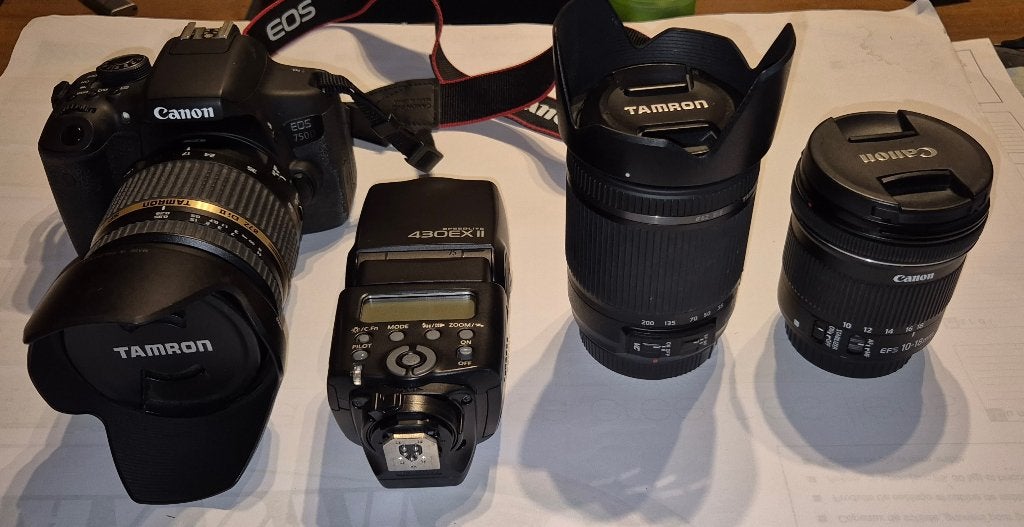 Canon 750D DSLR, Spiegelreflex, Canon, Ophalen of Verzenden, Zo goed als nieuw