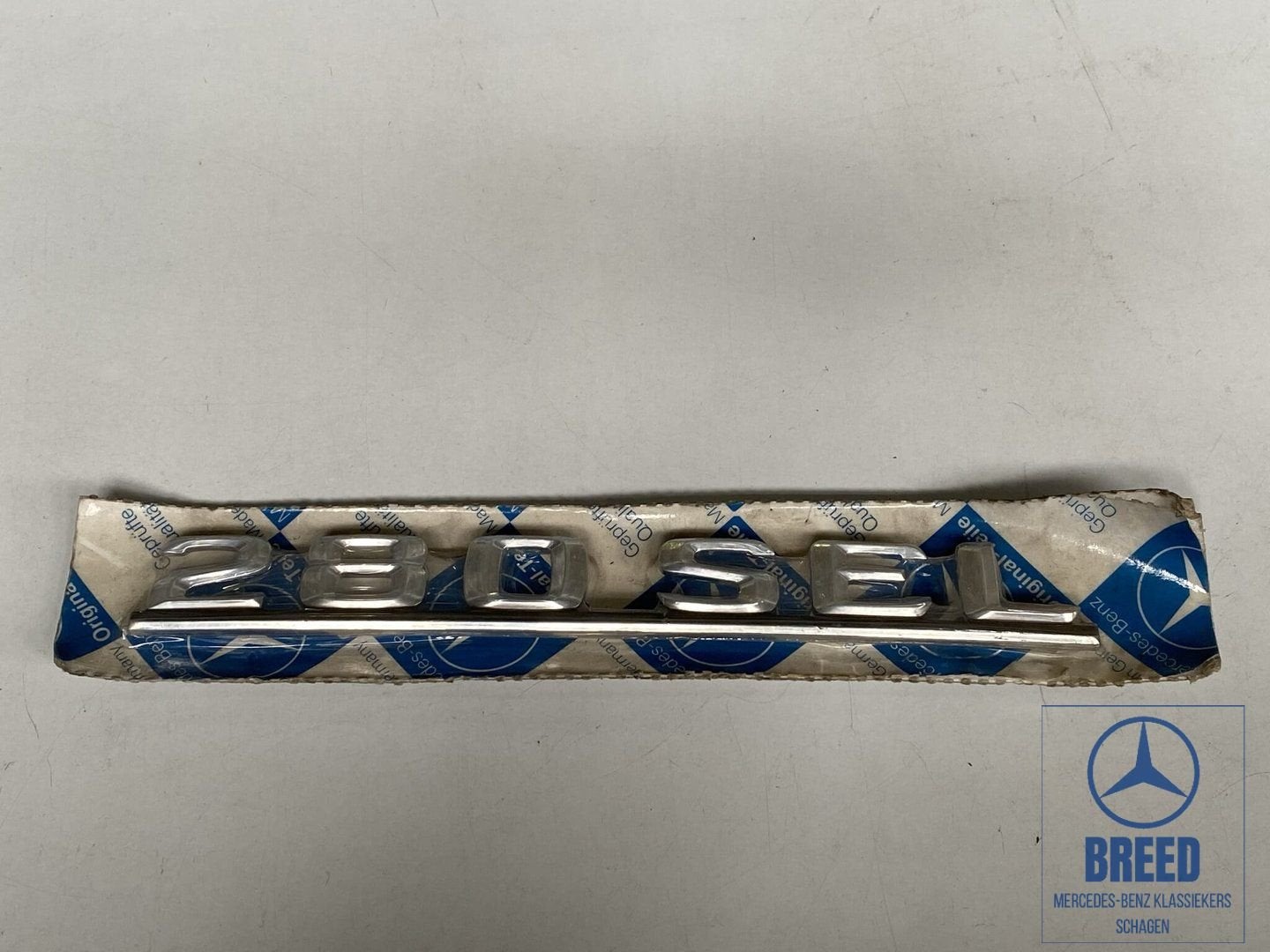 NOS typeplaatje 280SEL voor Mercedes-Benz W126, Auto-onderdelen, -, Nieuw, Ophalen of Verzenden, -