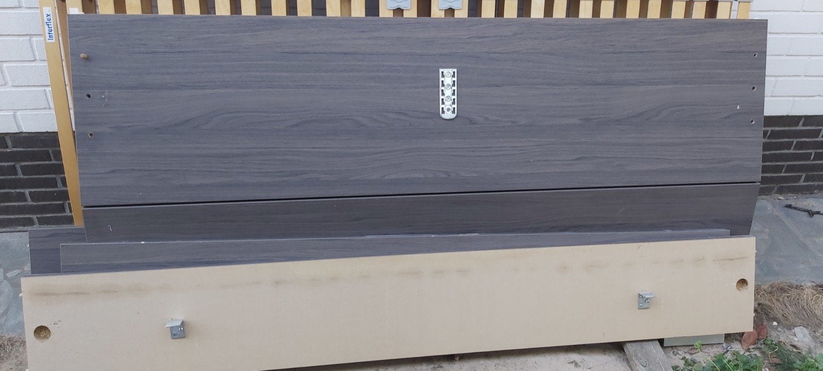 groot bed, 1m80 op 2m, Huis en Inrichting, Ophalen, Gebruikt, Tweepersoons, 180 cm