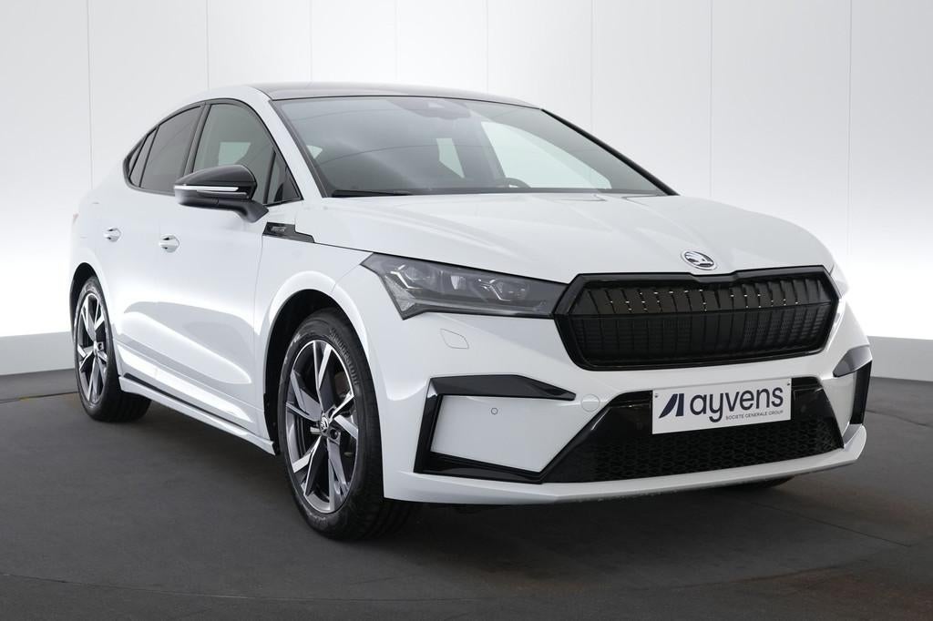 (2ETP047) SKODA ENYAQ COUPE, Auto's, Skoda, Automaat, Achterwielaandrijving, Alcantara, Wit