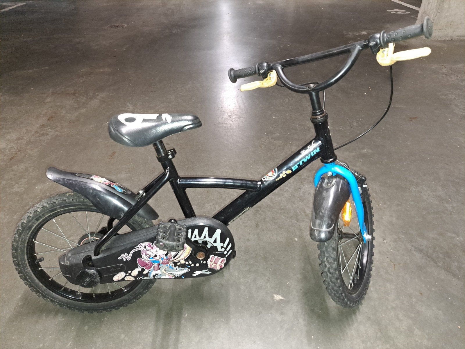 kinderfiets jongensmodel, Fietsen en Brommers, Fietsen | Kinderfietsjes, Ophalen, Velgrem, Btwin Decathlon, 16 tot 20 inch