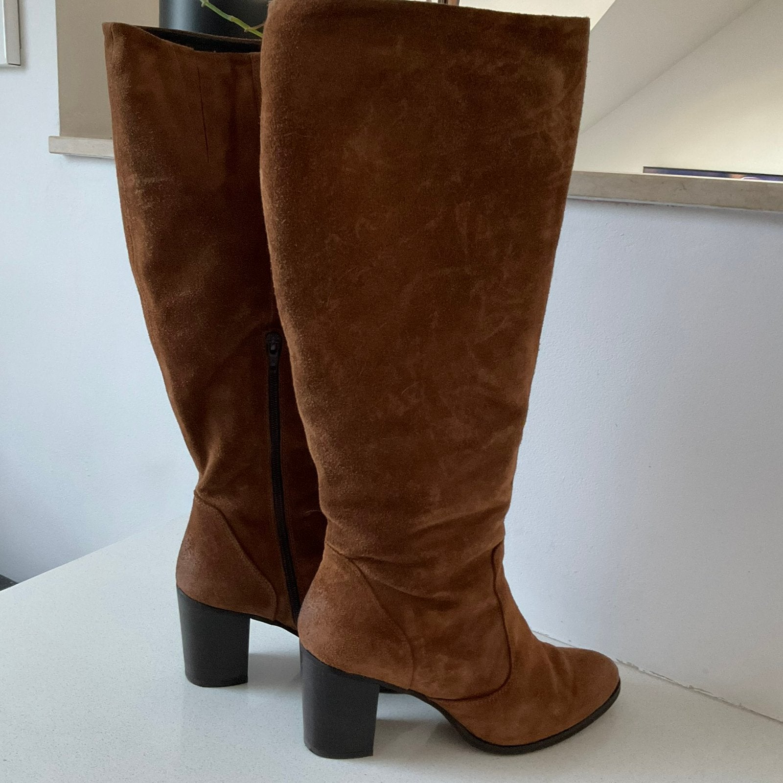 Laarzen Di Lauro, Kleding | Dames, Hoge laarzen, Bruin, Ophalen of Verzenden, Zo goed als nieuw