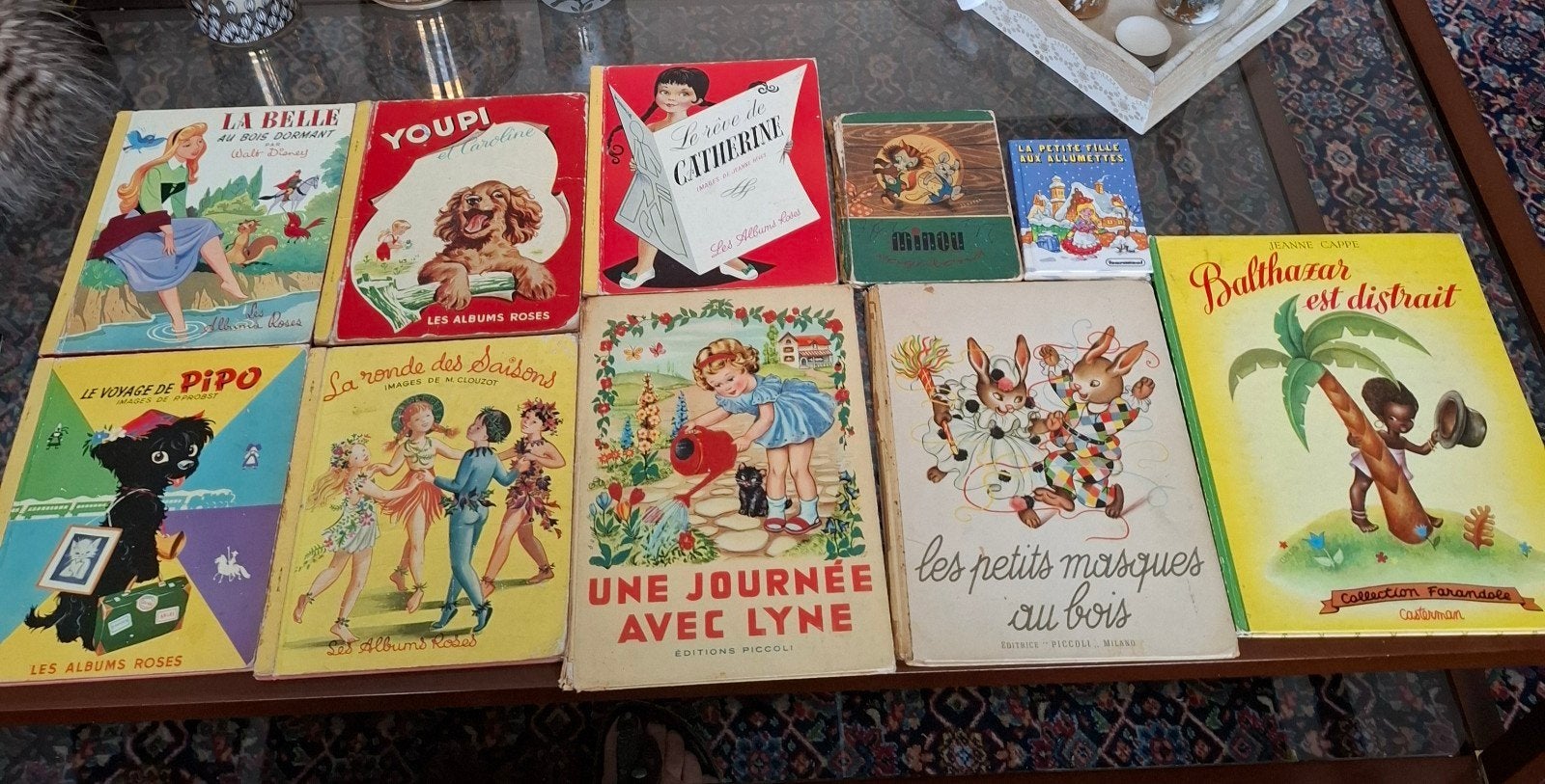 Lot de 10 livres anciens pour enfants - années 1950-60, Livres, Enlèvement ou Envoi, Utilisé