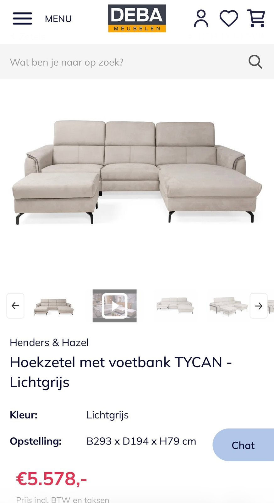Henders & hazel hoekzetel, Ophalen, Zo goed als nieuw