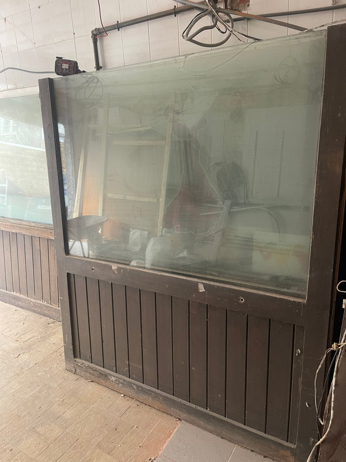 GRATIS Terrascherm, tuinscherm, horeca, serre, afsluiting, Ophalen, Gebruikt, 150 tot 200 cm, 150 tot 200 cm