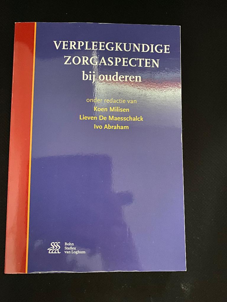 Boek - verpleegkundige zorgaspecten bij ouderen, Enlèvement, Comme neuf, Enseignement supérieur