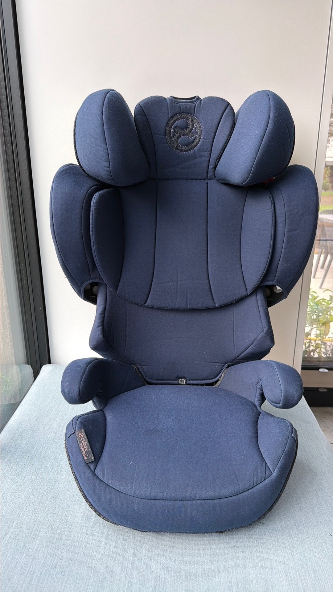 Cybex isofix autostoel groep 2/3 donkerblauw, Kinderen en Baby's, Autostoeltjes, Verstelbare rugleuning, Gebruikt, 15 t/m 36 kg