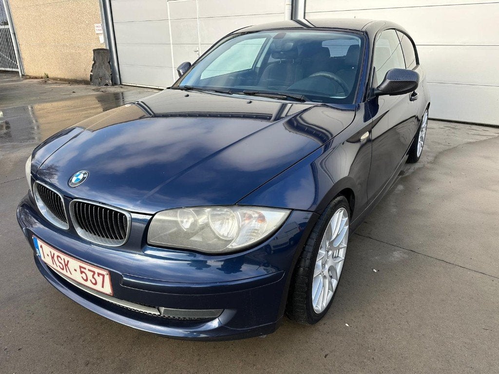 BMW 120D, Auto's, BMW, 1995 cc, Zwart, 4 cilinders, Blauw
