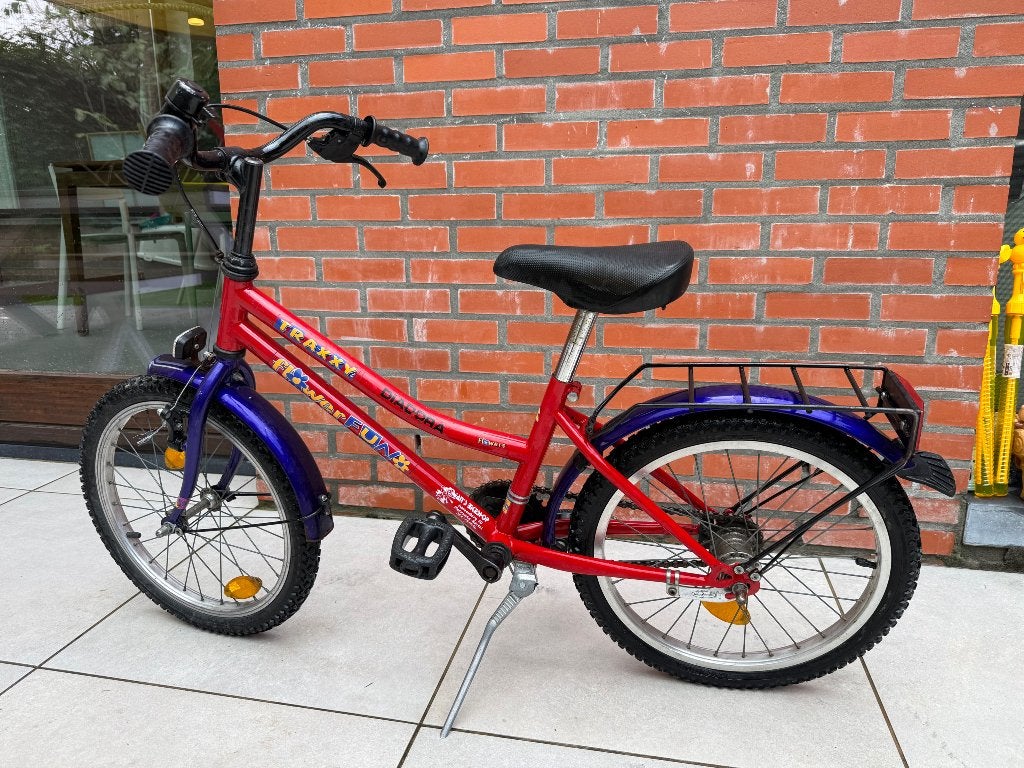 Traxxy Flower Fun kinderfiets 18 inch – 4-6 jaar, Traxxy, Frein à rétropédalage, 16 à 20 pouces, Enlèvement