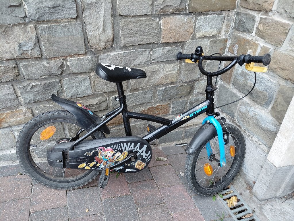 Decathlon piratenfiets, Fietsen en Brommers, Ophalen, Velgrem, B-Twin, 16 tot 20 inch