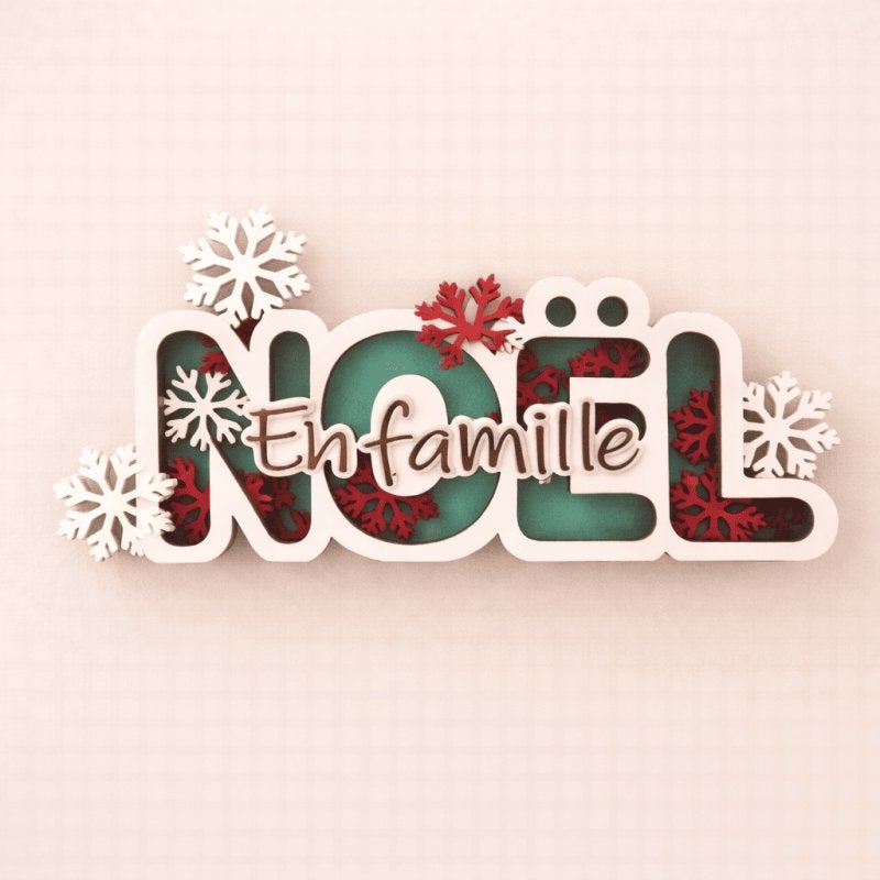 Mot relief Noël en famille, Verzenden, Nieuw