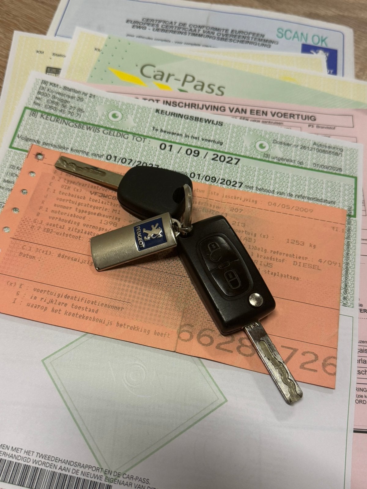 Peugeot 207 1.4 Diesel/Eerste eigenaar/Gekeurd, Voorwielaandrijving, Testrit aan huis, Stof, 50 kW