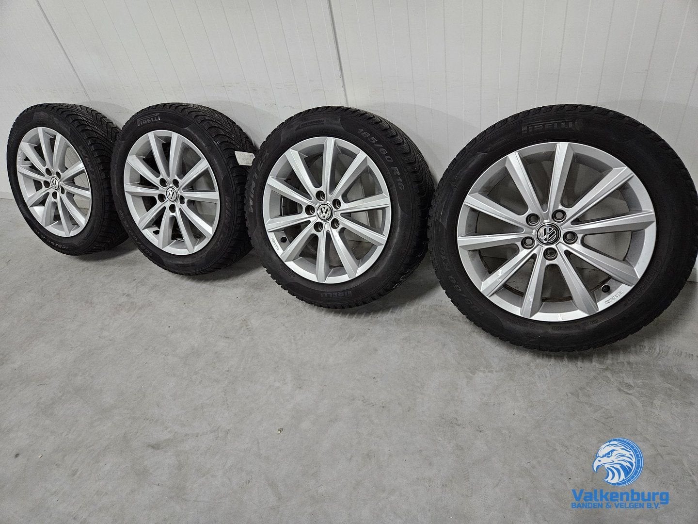 Originele VW Polo 6 AW Merano 2G 16 inch velgen 5x100 winter, Pneus et Jantes, Pneus hiver, 16 pouces, Véhicule de tourisme