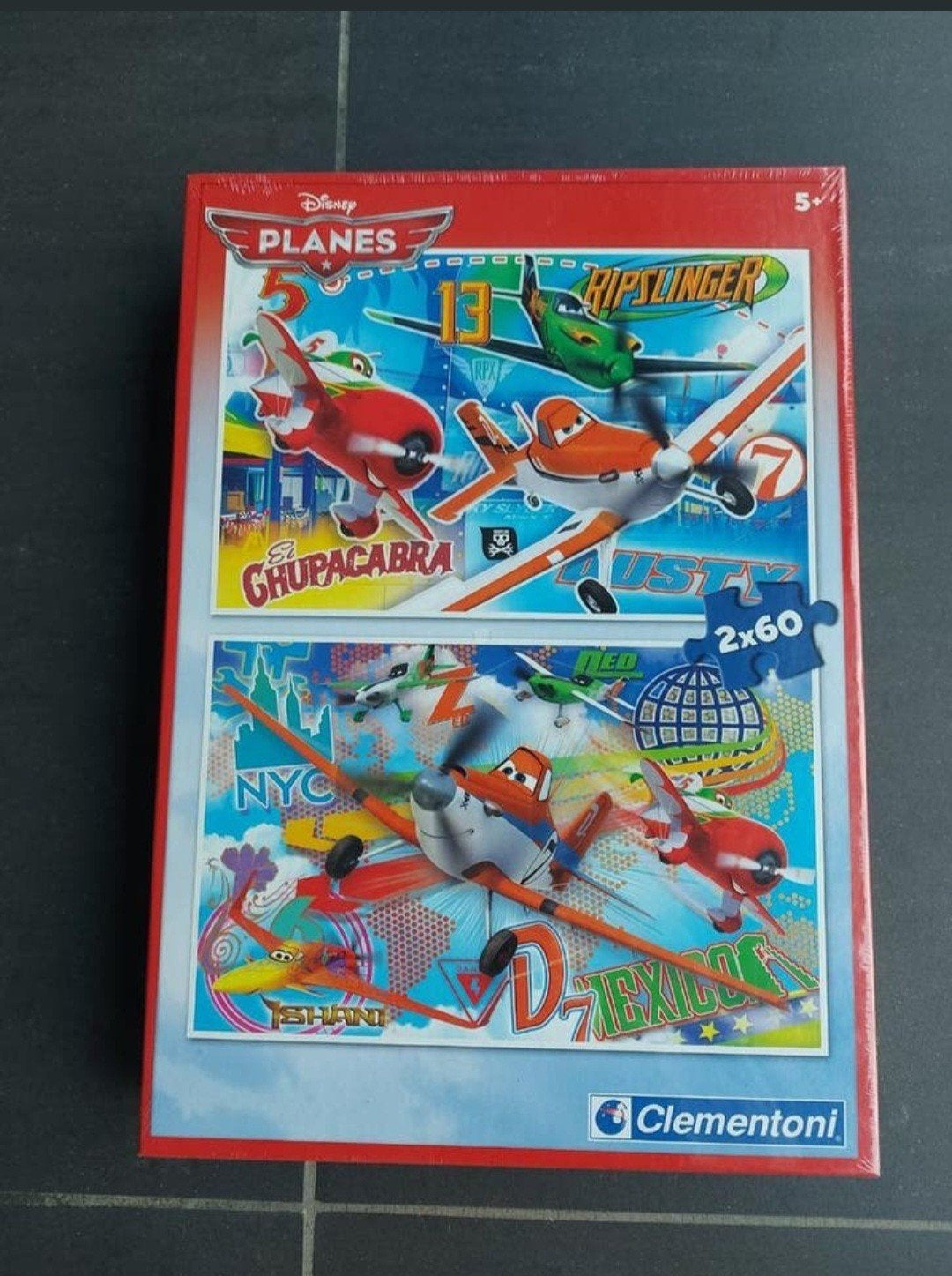 Clementoni puzzel planes  2 x 60 stukjes (nieuw), Ophalen of Verzenden, Meer dan 50 stukjes, Nieuw