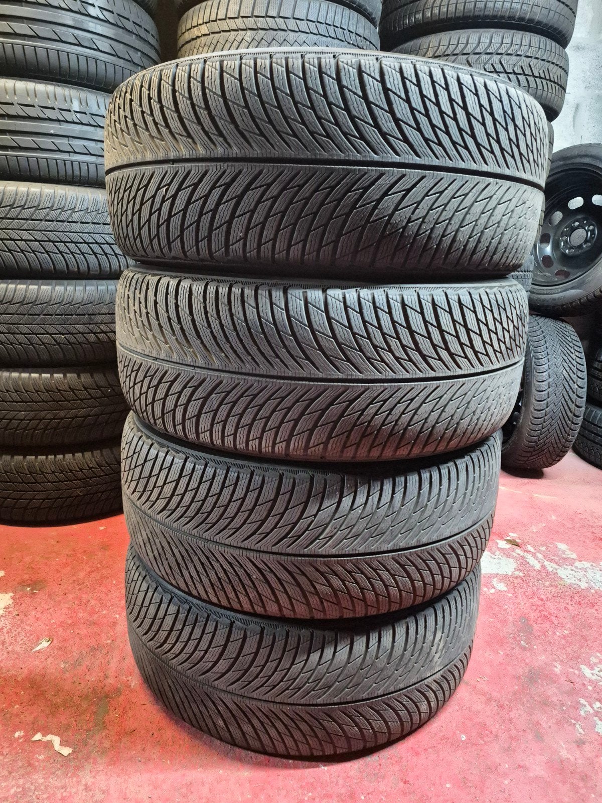 4 pneus Michelin Pilot Alpin 255/50/21 neuf 2000km, Enlèvement, Neuf, BMW
